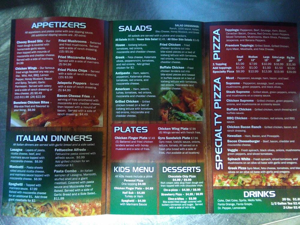 Tony's Pizza & Subs Menu image 4
